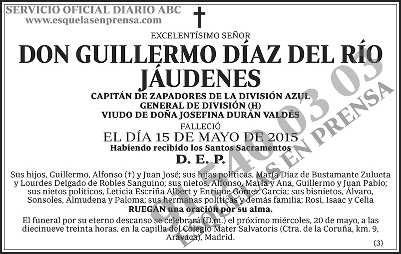 Guillermo Díaz del Río Jáudenes